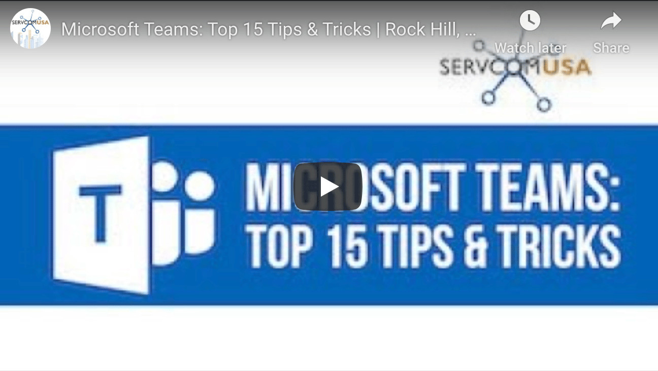 Microsoft Teams Tips South Carolina